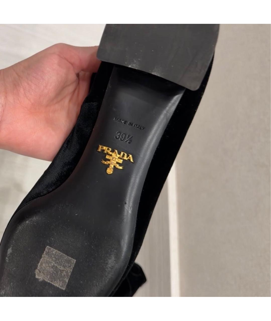 PRADA Черные туфли, фото 6