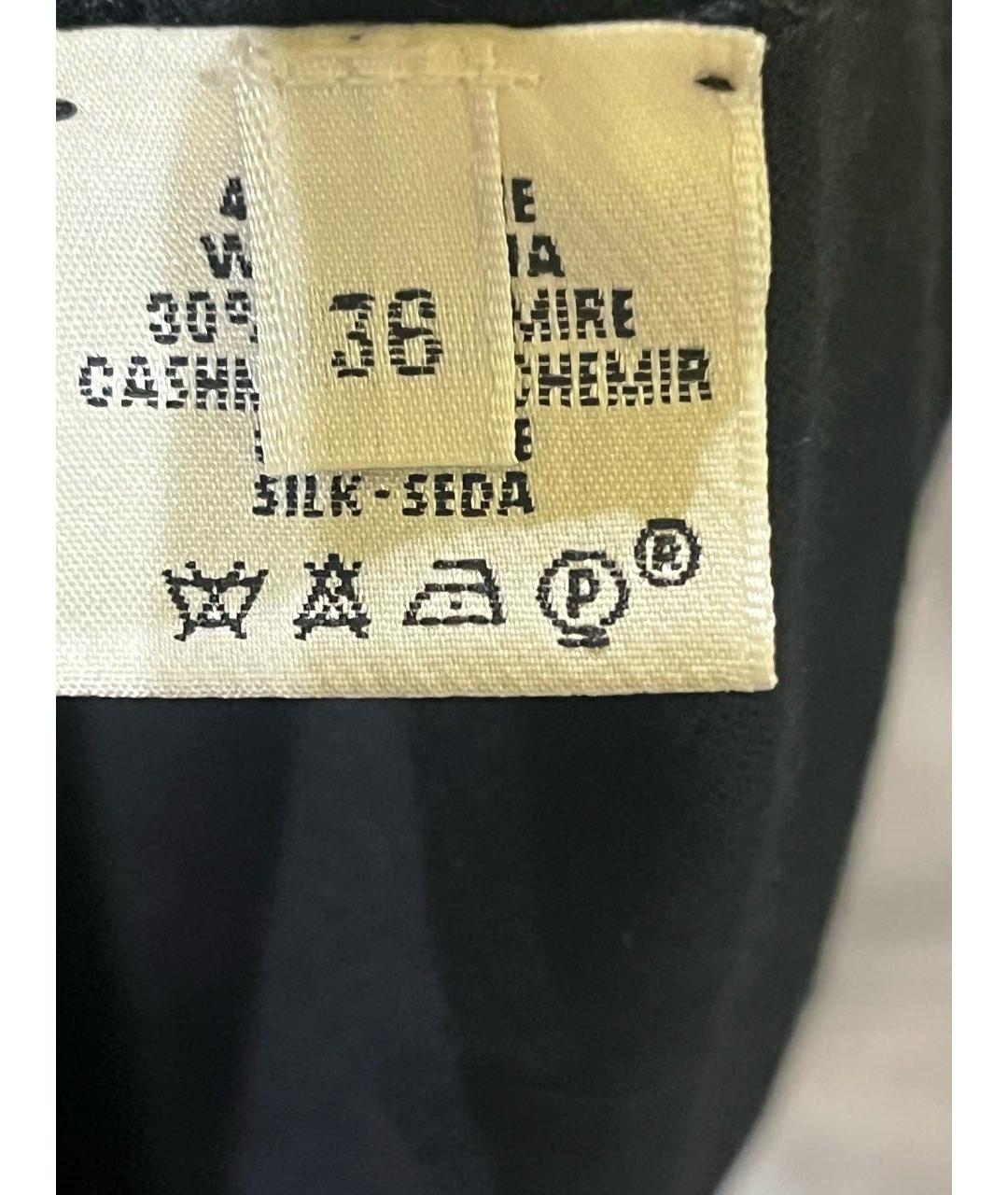 HERMES Черный кашемировый костюм с юбками, фото 3