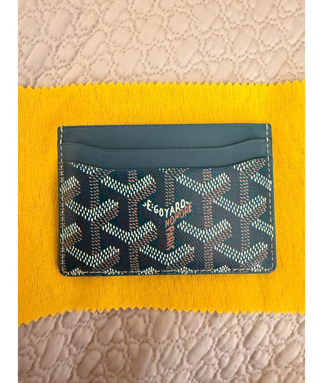 GOYARD Зеленый кардхолдер, фото 3
