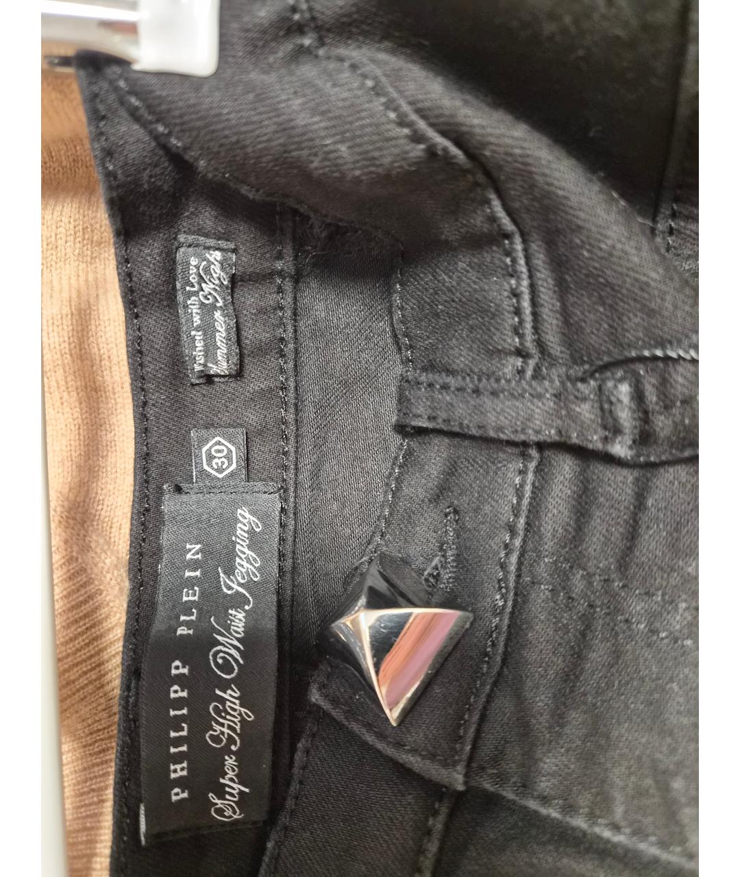 PHILIPP PLEIN Черные джинсы слим, фото 7