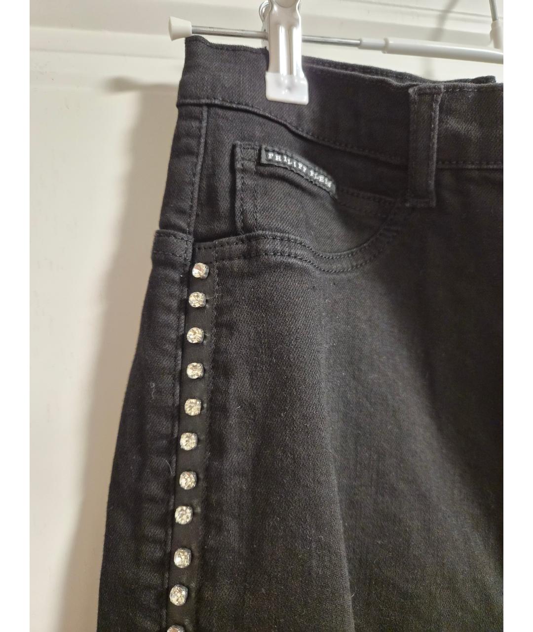 PHILIPP PLEIN Черные джинсы слим, фото 3