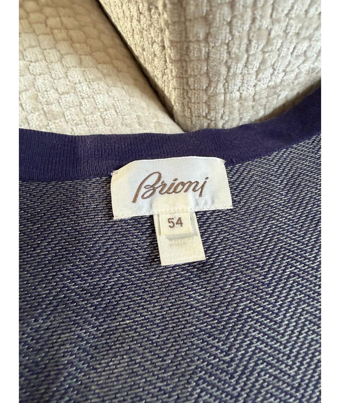 BRIONI Темно-синий джемпер / свитер, фото 2