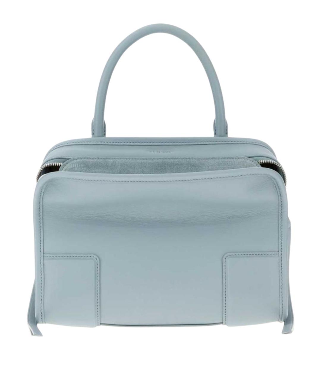LOEWE Голубая кожаная сумка тоут, фото 1