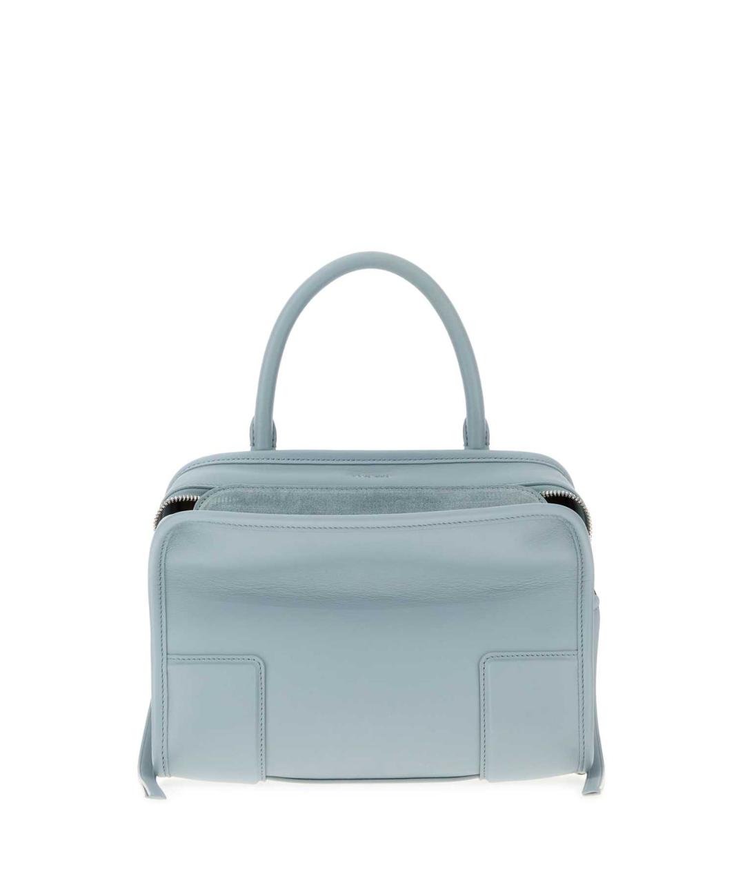 LOEWE Голубая кожаная сумка тоут, фото 3