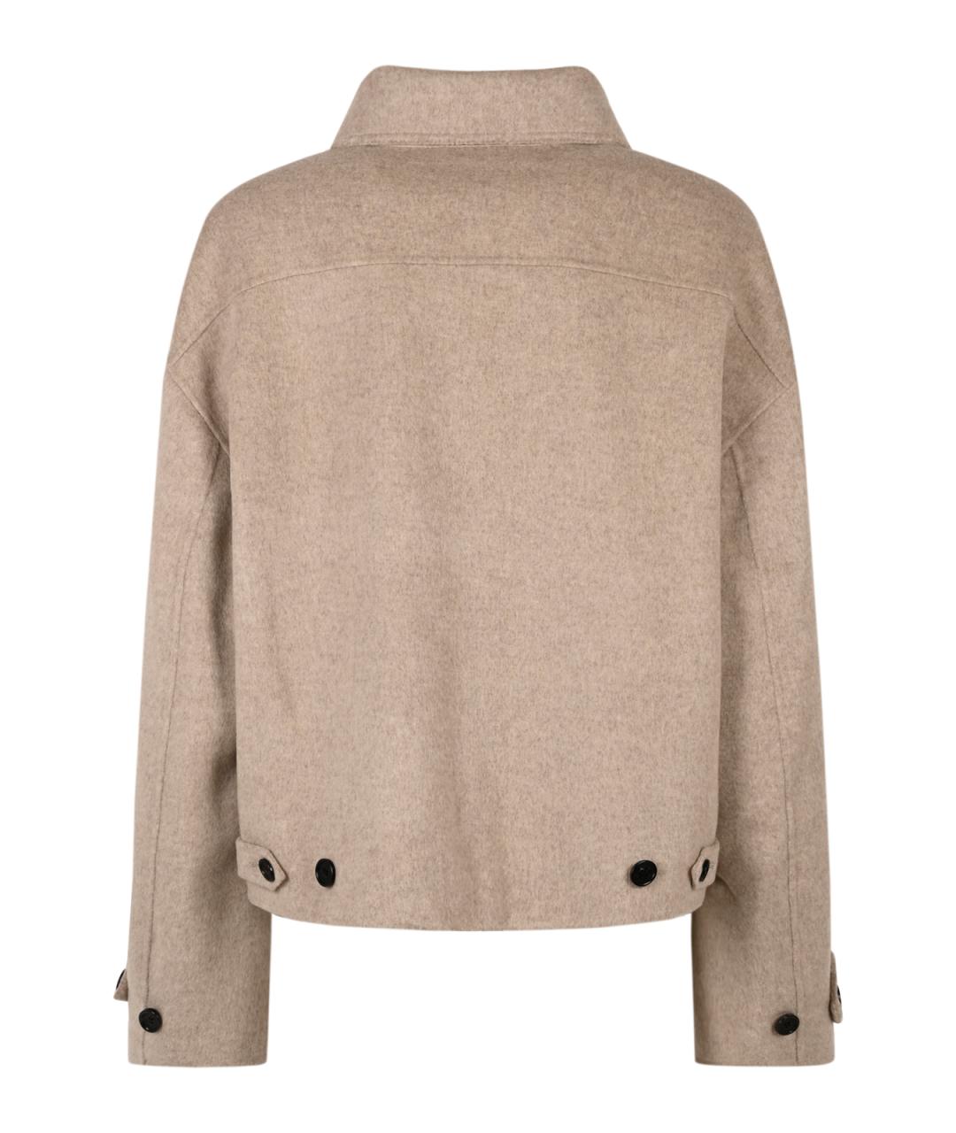 ACNE STUDIOS Бежевая шерстяная куртка, фото 2