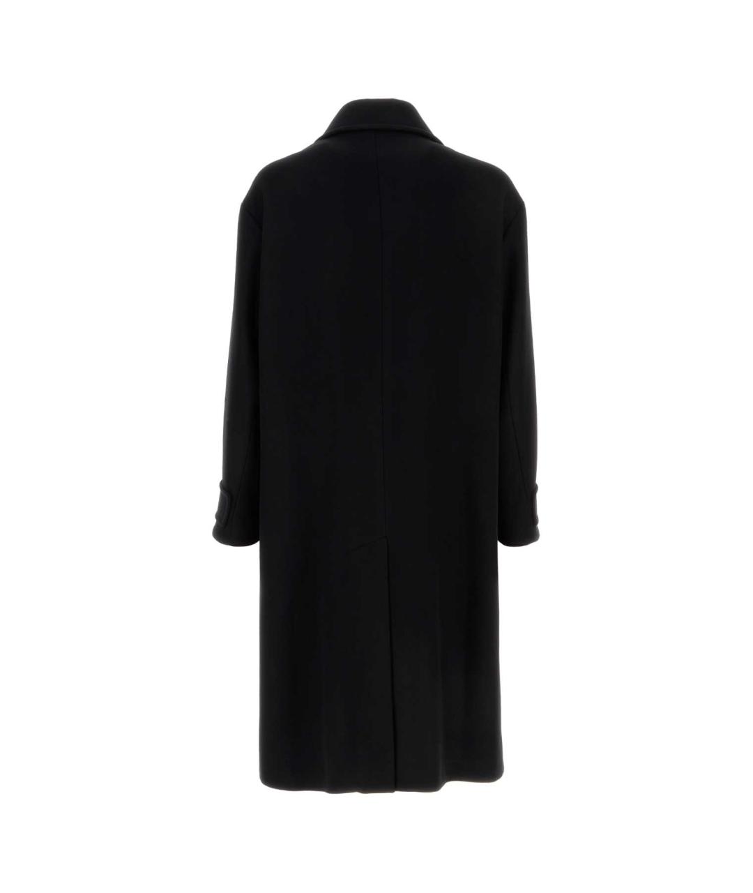 GIORGIO ARMANI Черное шерстяное пальто, фото 2