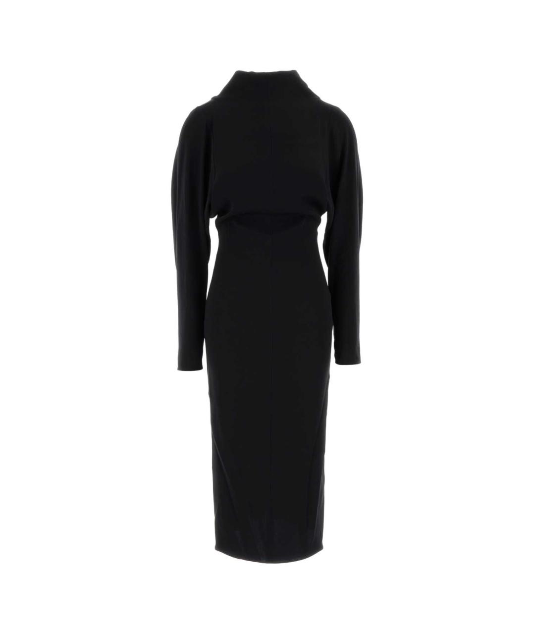 GIORGIO ARMANI Черное ацетатное платье, фото 3