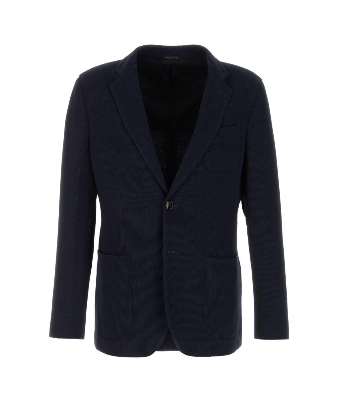 GIORGIO ARMANI Синий вискозный пиджак, фото 1