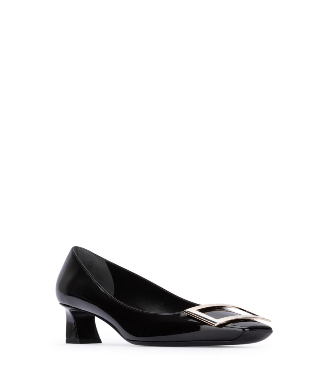 ROGER VIVIER Черные кожаные туфли, фото 2