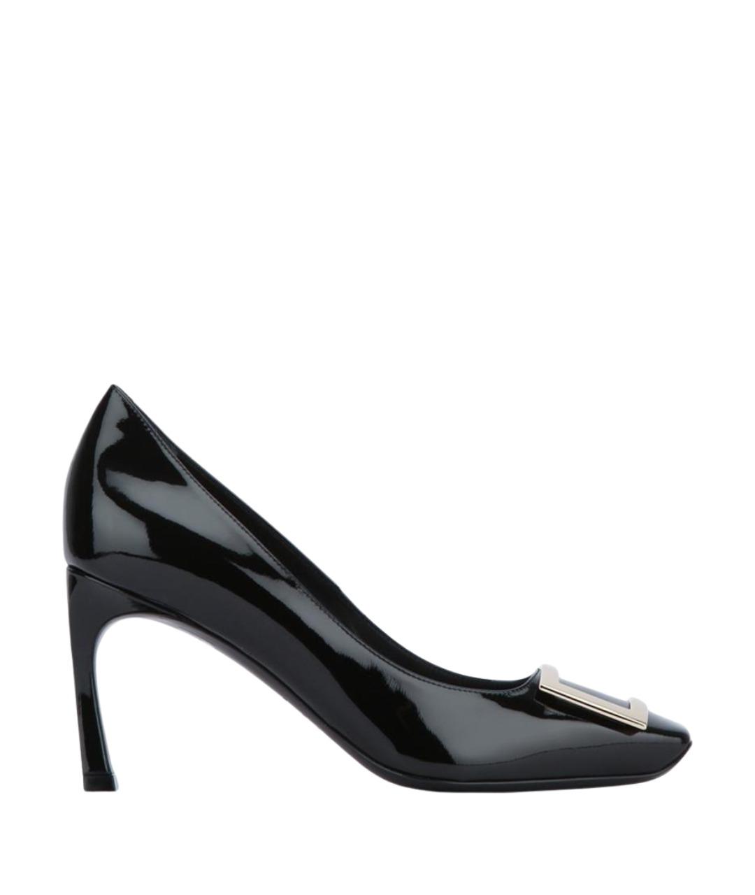 ROGER VIVIER Черные туфли из лакированной кожи, фото 1