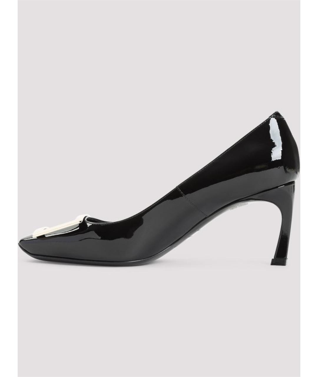 ROGER VIVIER Черные туфли из лакированной кожи, фото 4