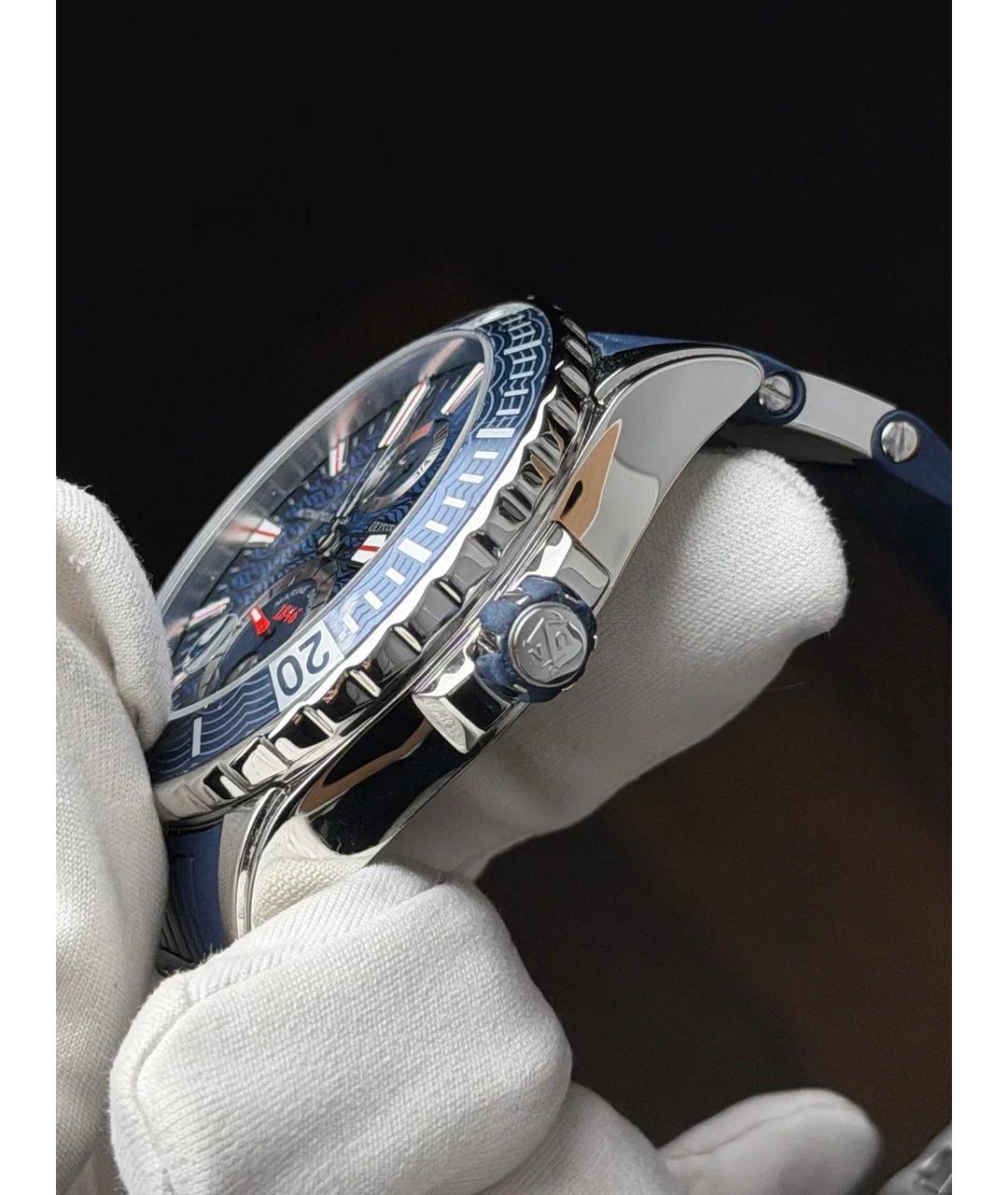 Ulysse Nardin Синие металлические часы, фото 5
