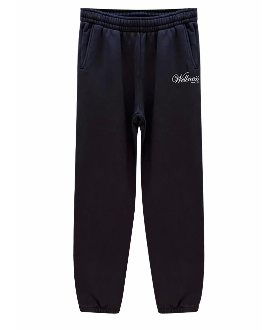 SPORTY AND RICH Черные спортивные брюки и шорты, фото 1