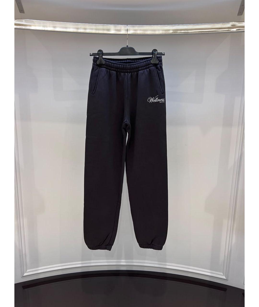 SPORTY AND RICH Черные спортивные брюки и шорты, фото 3