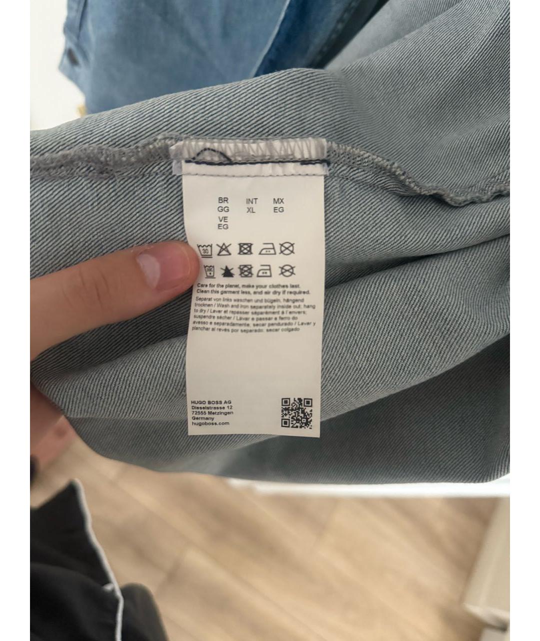HUGO BOSS Голубая куртка, фото 5