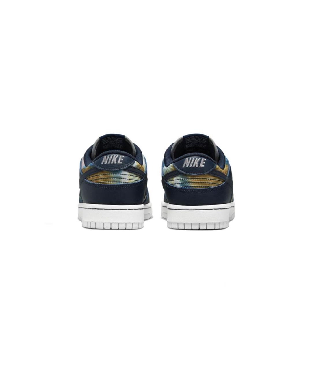 NIKE Темно-синие кожаные кроссовки, фото 3