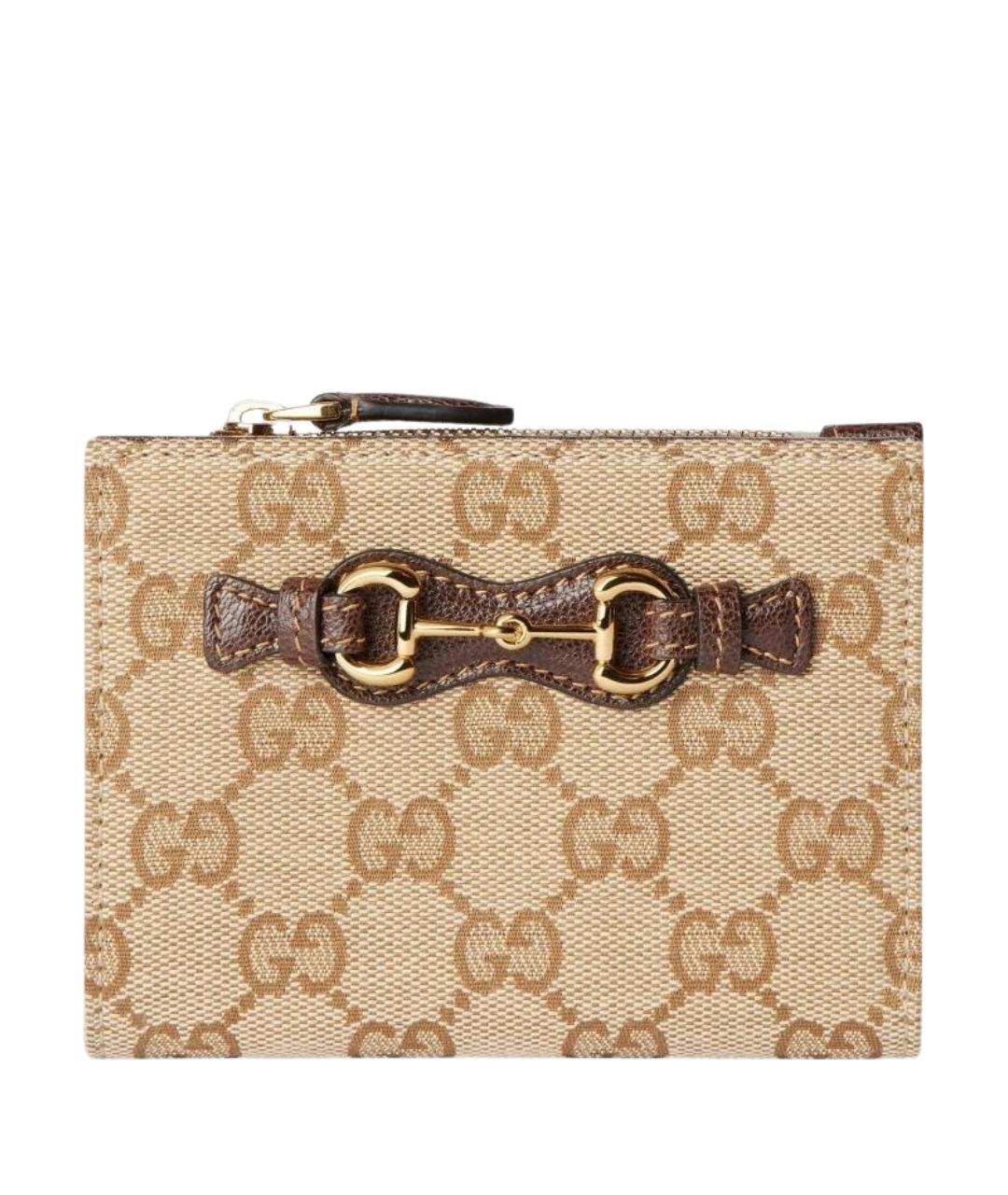 GUCCI Бежевый кошелек, фото 1