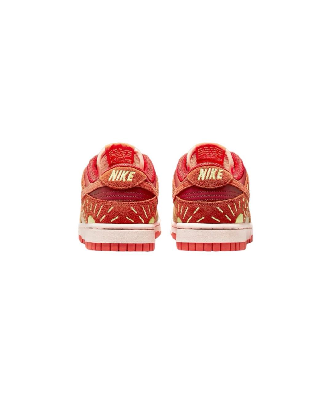 NIKE Оранжевые замшевые кроссовки, фото 4
