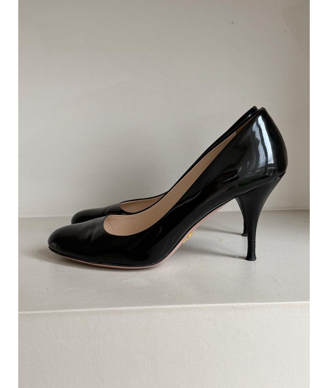 PRADA Черные туфли из лакированной кожи, фото 9