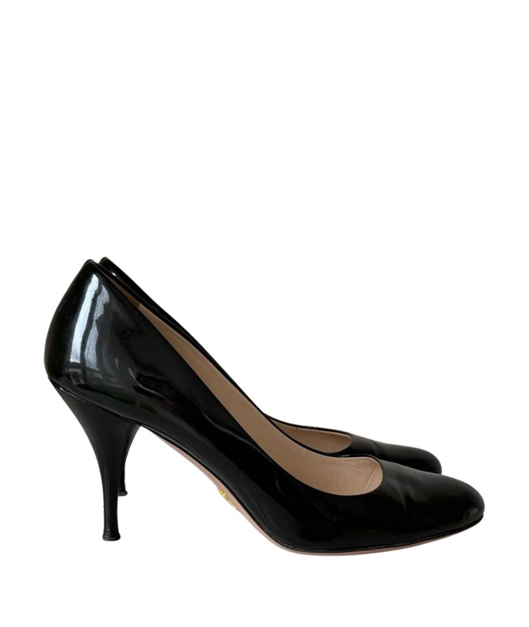 PRADA Черные туфли из лакированной кожи, фото 1