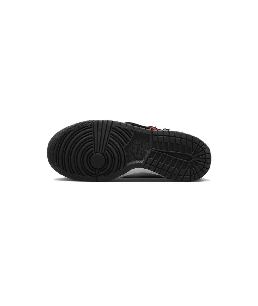 NIKE Серые кожаные кроссовки, фото 4