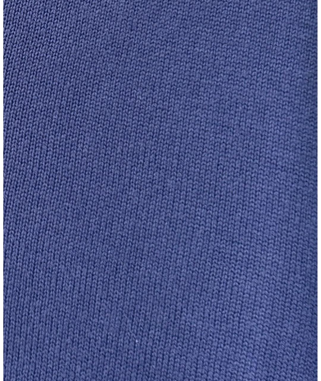 ERMENEGILDO ZEGNA XXX Синий хлопковый джемпер / свитер, фото 4