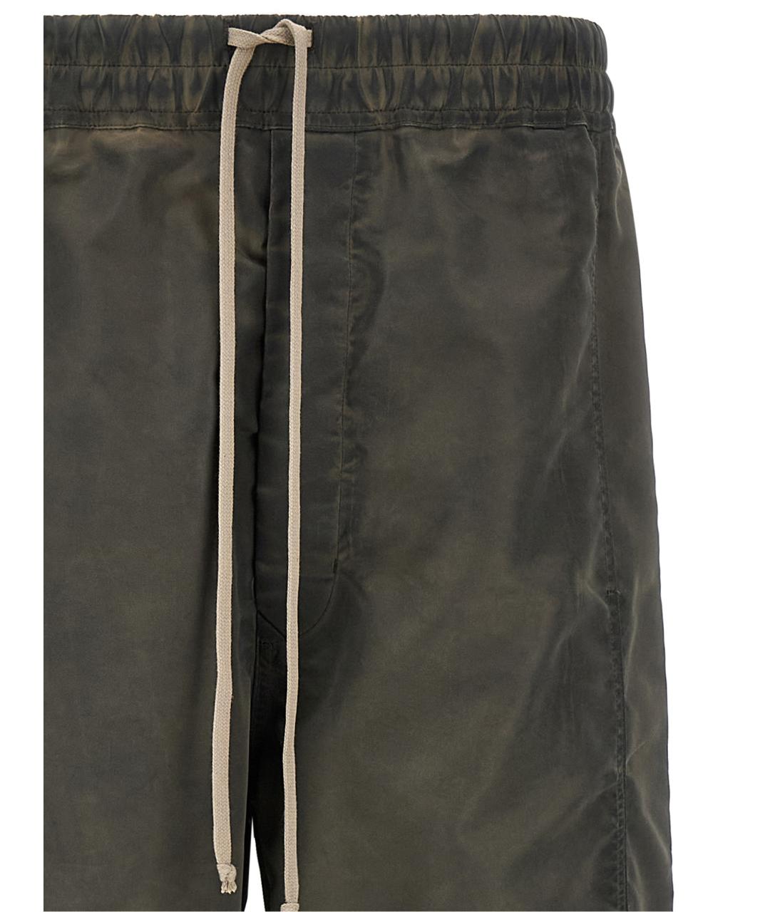 RICK OWENS DRKSHDW Серые полиамидовые повседневные брюки, фото 3