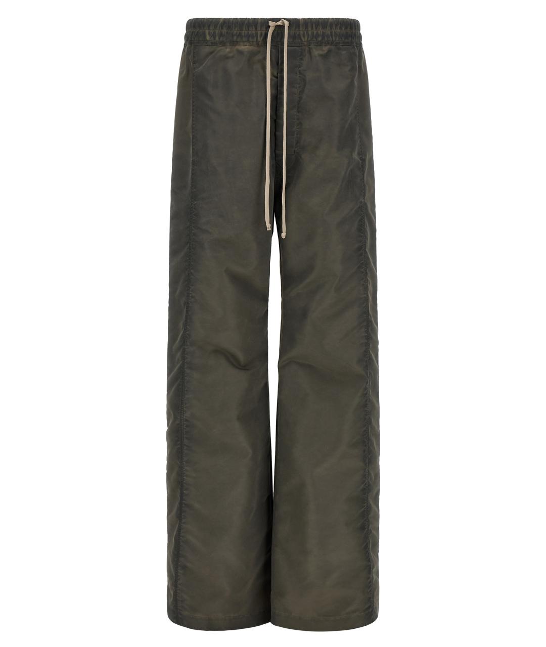 RICK OWENS DRKSHDW Серые полиамидовые повседневные брюки, фото 1