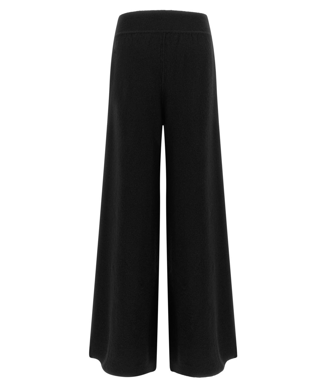 RICK OWENS Черные кашемировые брюки широкие, фото 2