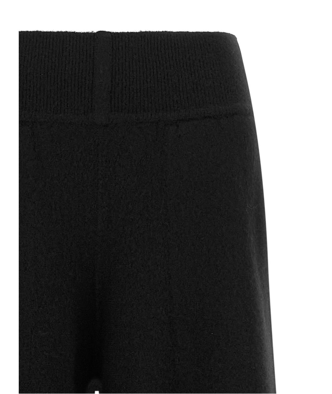 RICK OWENS Черные кашемировые брюки широкие, фото 3