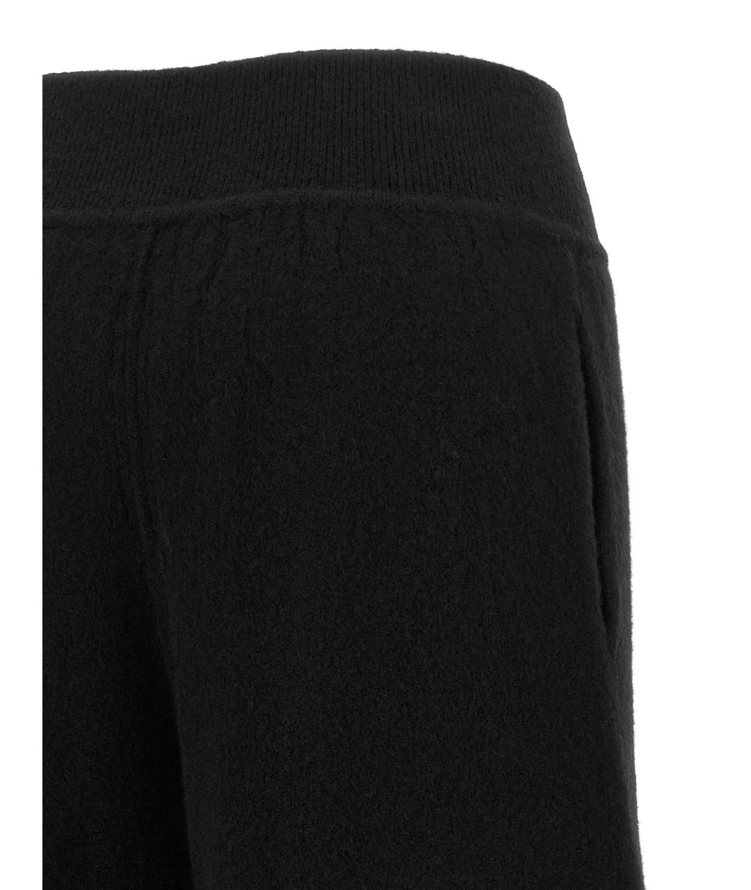 RICK OWENS Черные кашемировые брюки широкие, фото 4