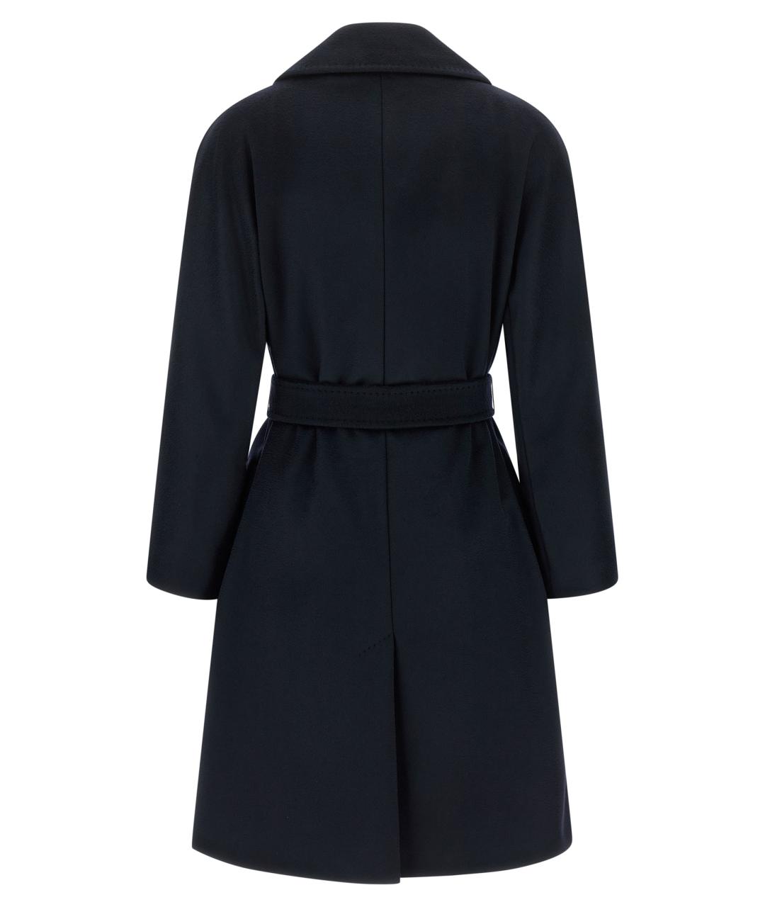 WEEKEND MAX MARA Синее шерстяное пальто, фото 2