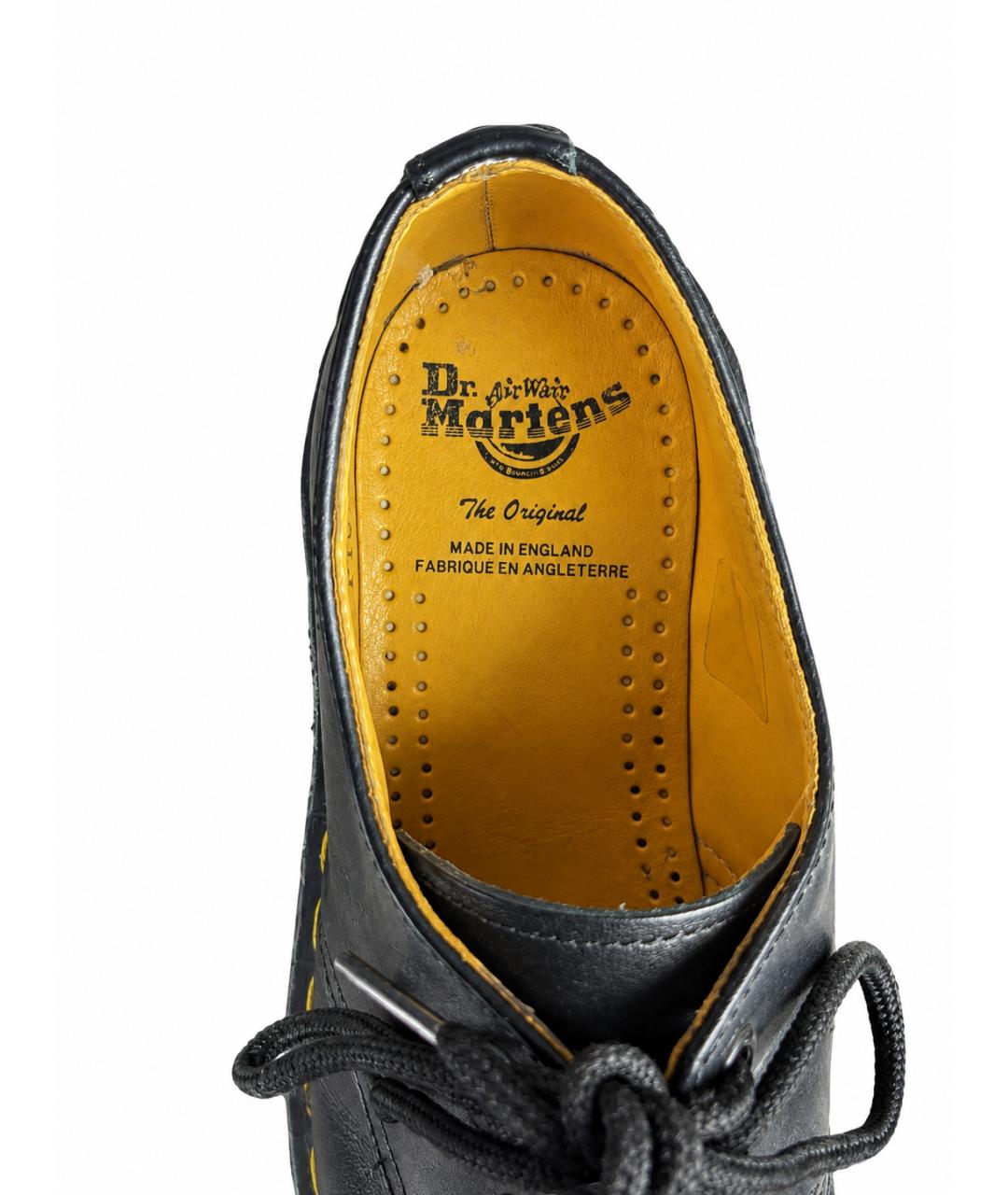 DR. MARTENS Черные кожаные ботинки, фото 5