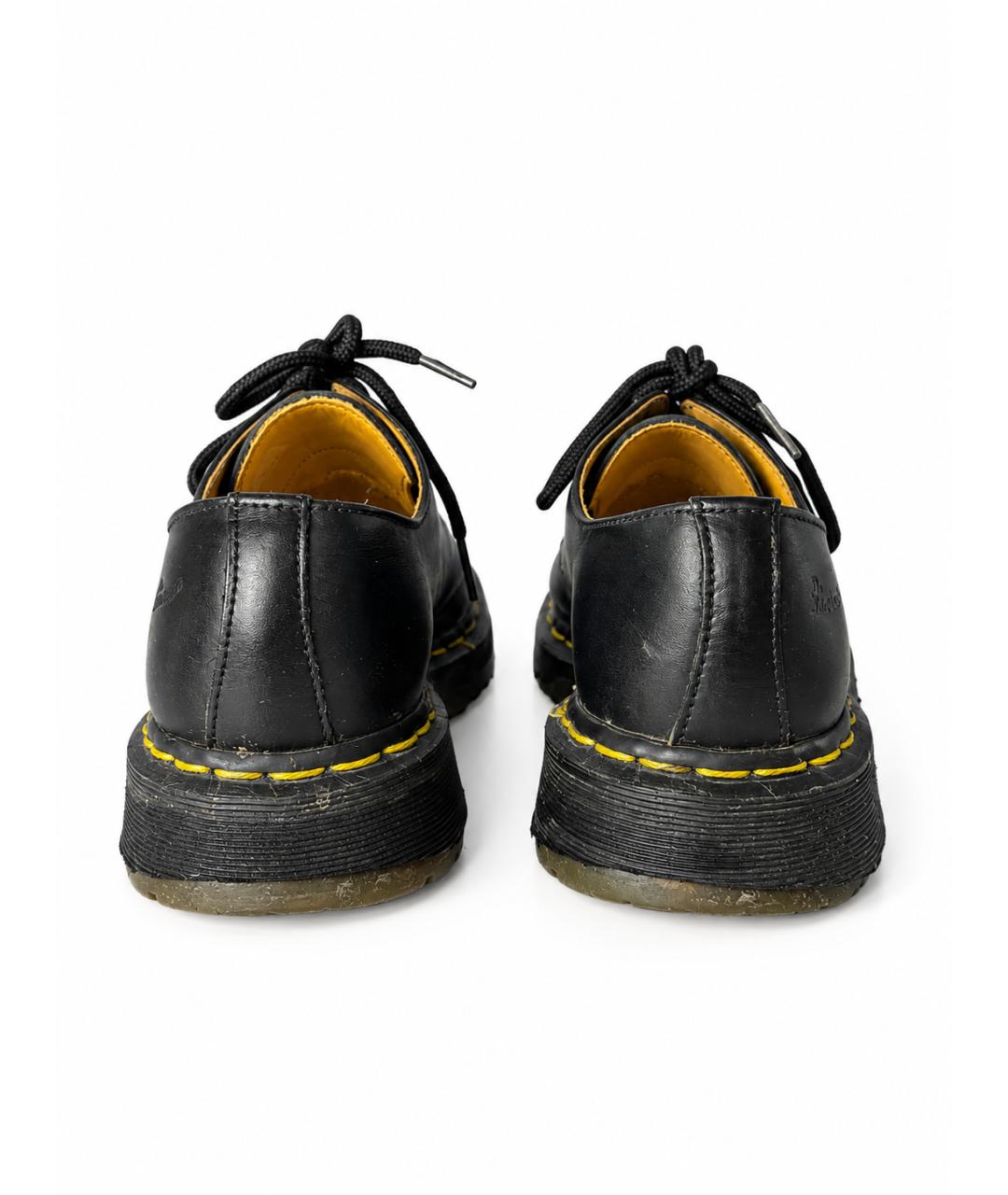 DR. MARTENS Черные кожаные ботинки, фото 4
