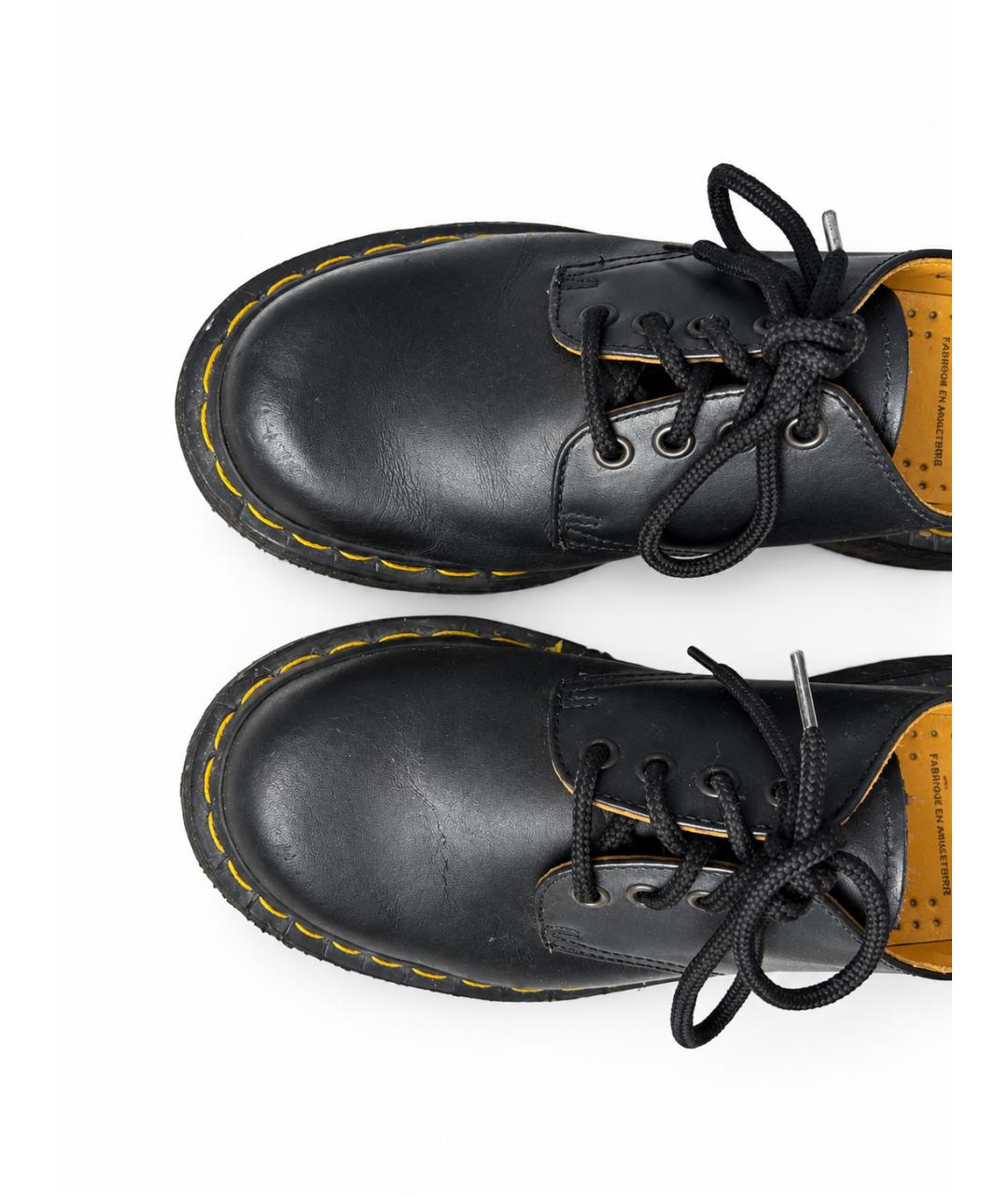 DR. MARTENS Черные кожаные ботинки, фото 2