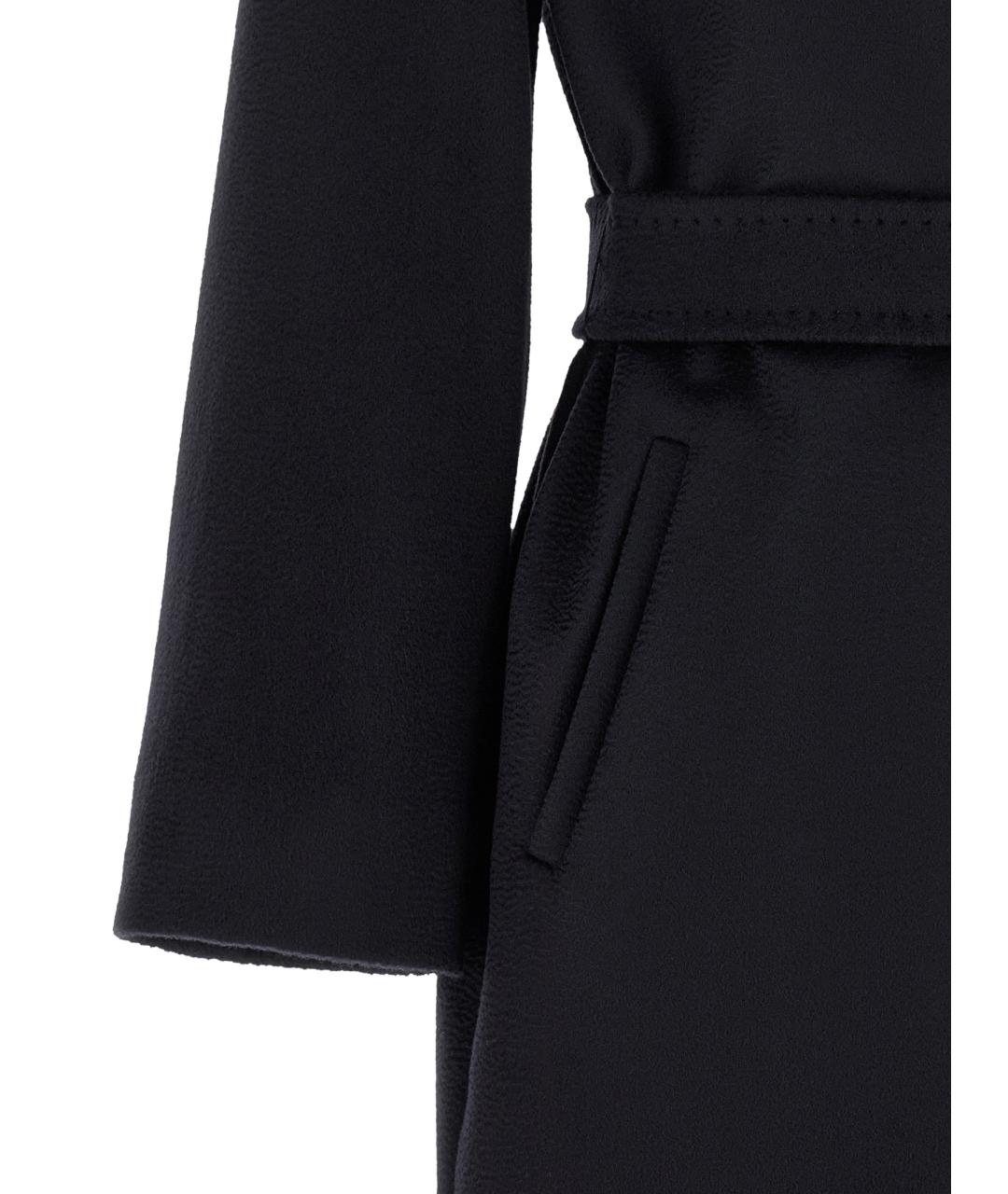 MAX MARA STUDIO Синее шерстяное пальто, фото 4