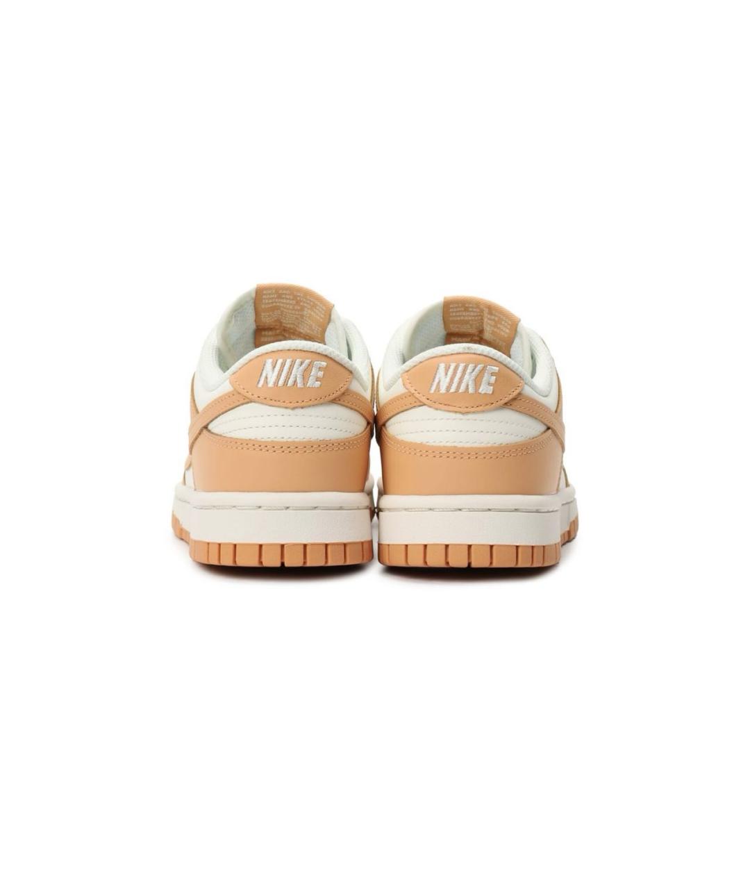 NIKE Оранжевые кожаные кроссовки, фото 4