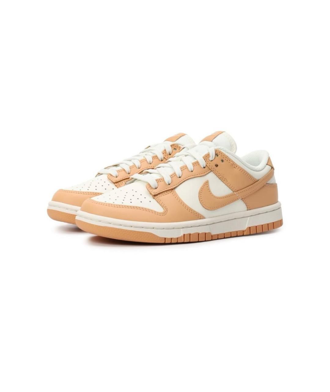 NIKE Оранжевые кожаные кроссовки, фото 2