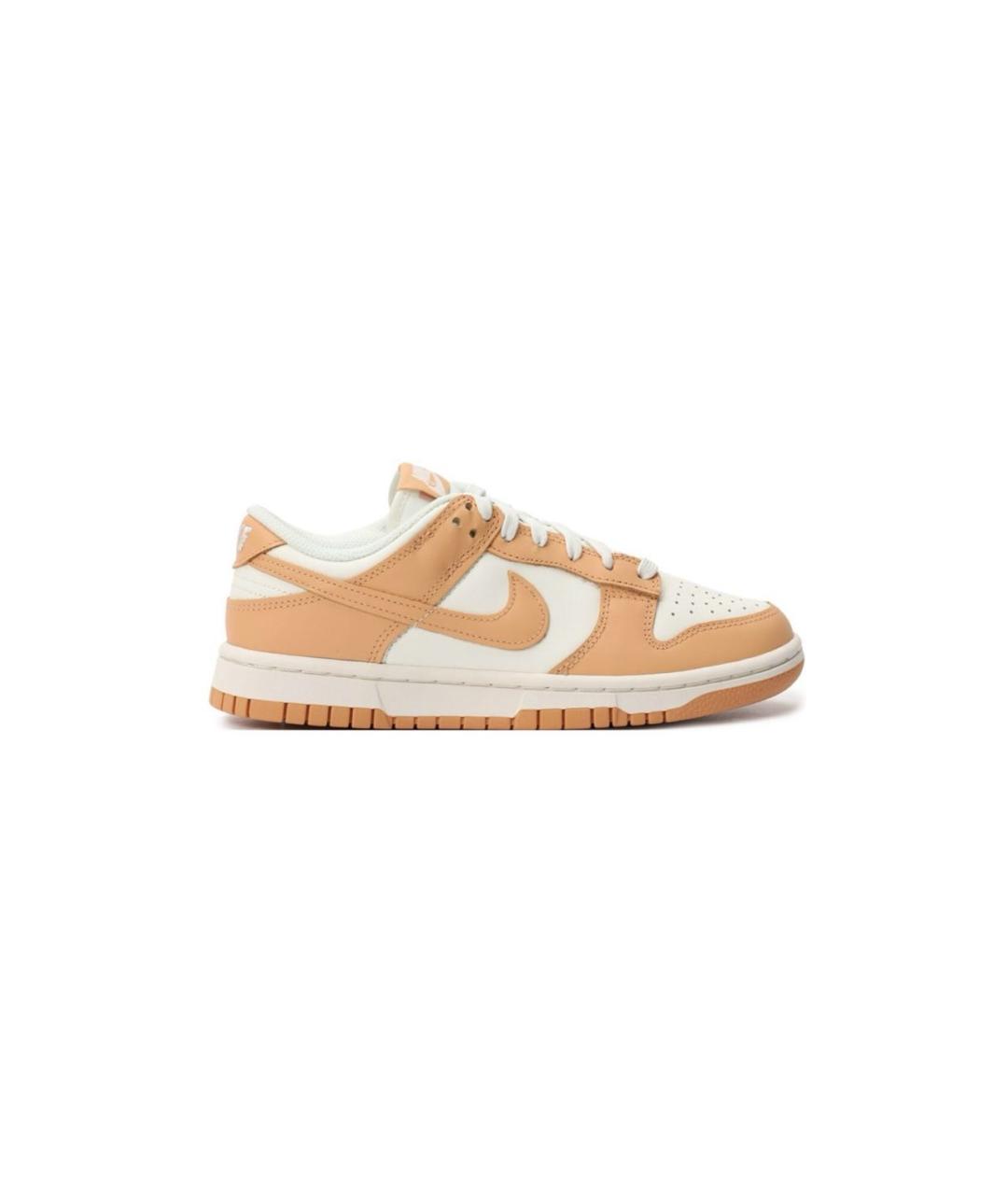 NIKE Оранжевые кожаные кроссовки, фото 6