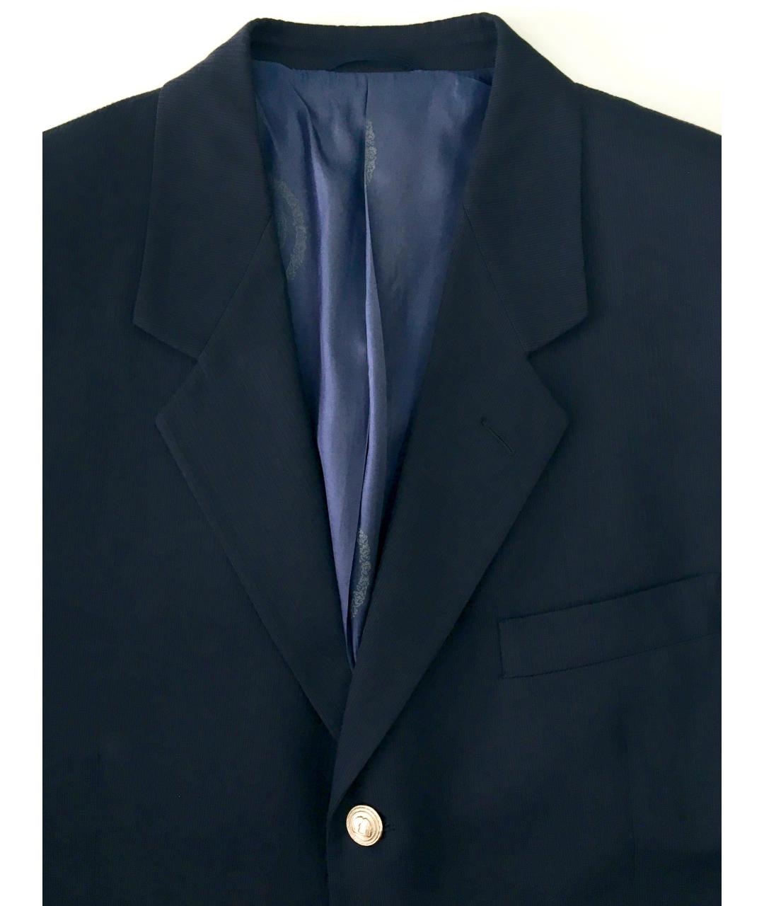 Messori Темно-синий хлопковый пиджак, фото 4