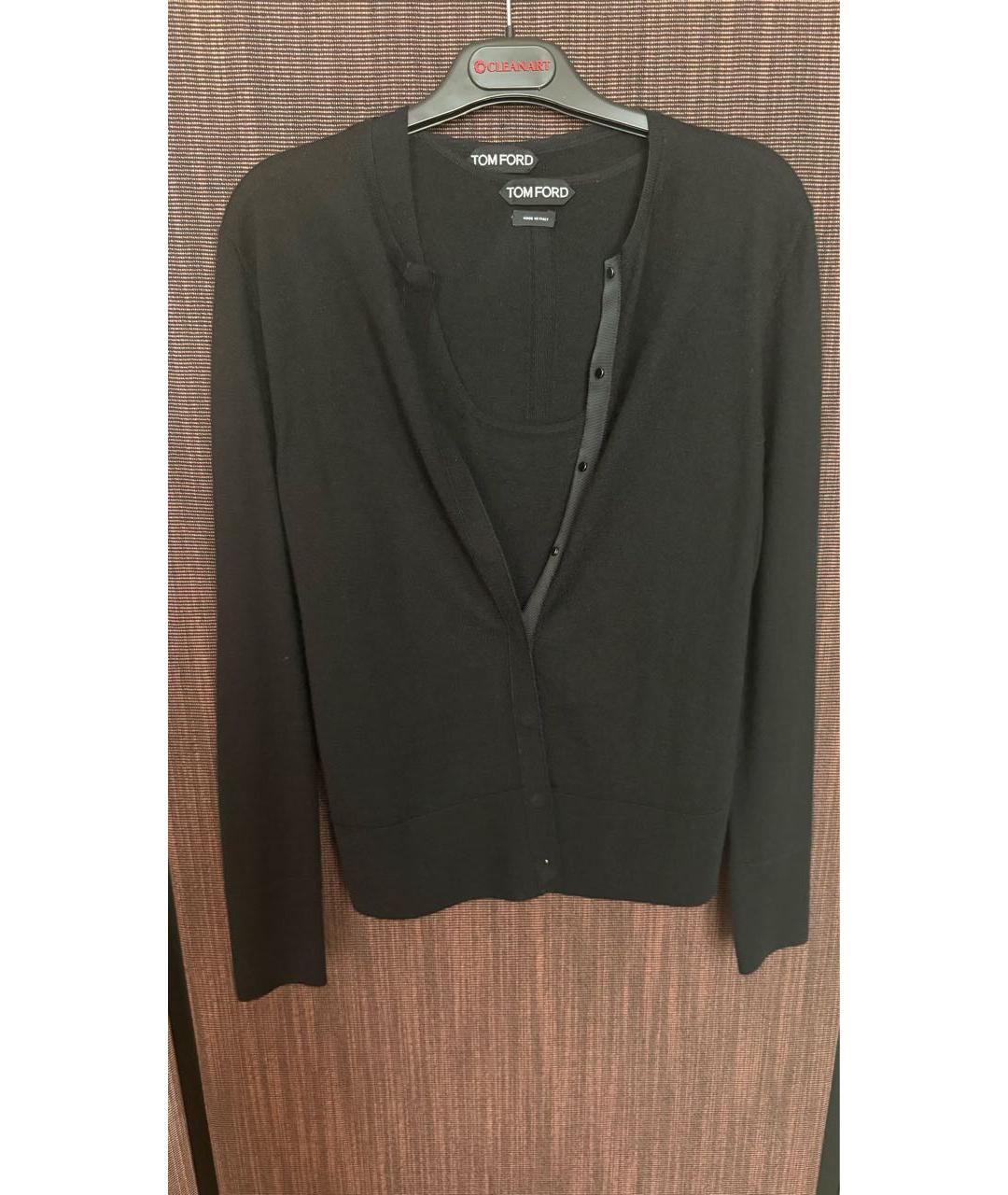 TOM FORD Черный кашемировый кардиган, фото 3