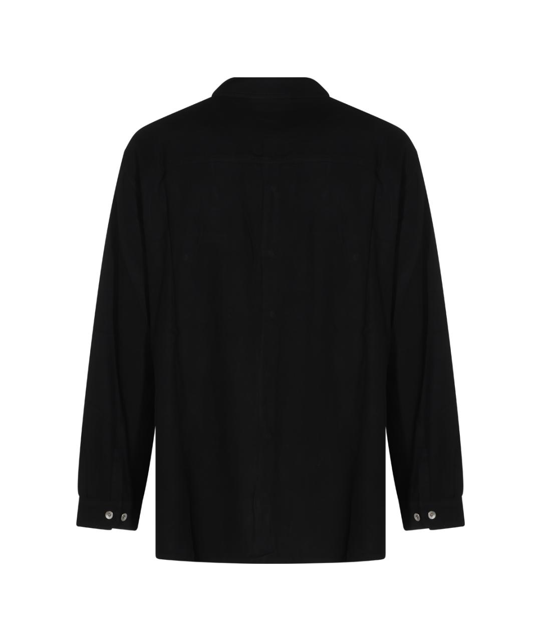 RICK OWENS DRKSHDW Черная хлопковая кэжуал рубашка, фото 2