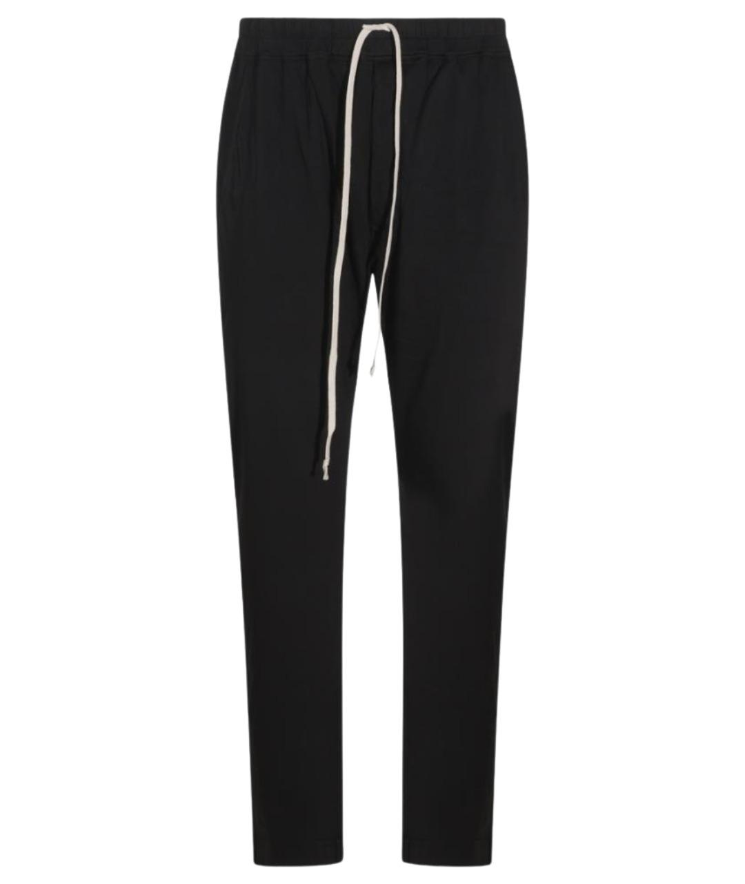RICK OWENS DRKSHDW Черные хлопковые повседневные брюки, фото 1