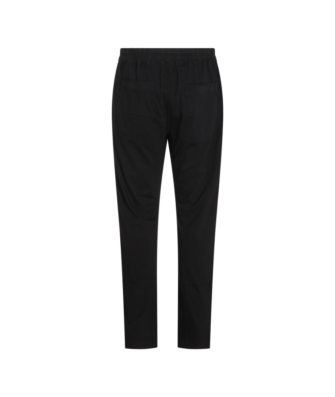 RICK OWENS DRKSHDW Черные хлопковые повседневные брюки, фото 2