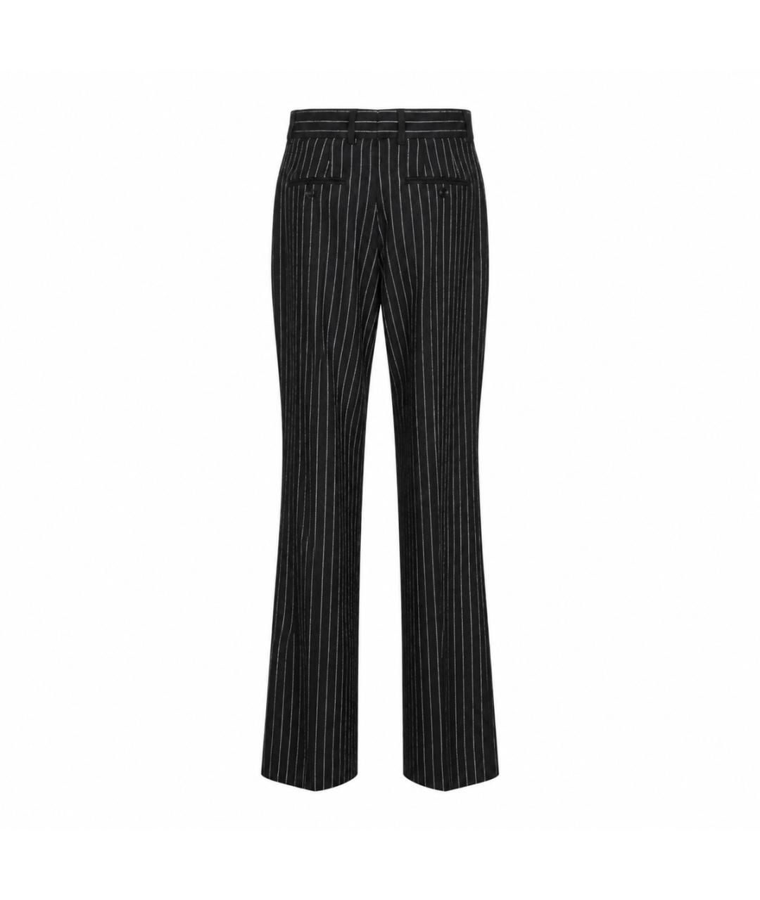 DOLCE&GABBANA Мульти шерстяные прямые брюки, фото 2