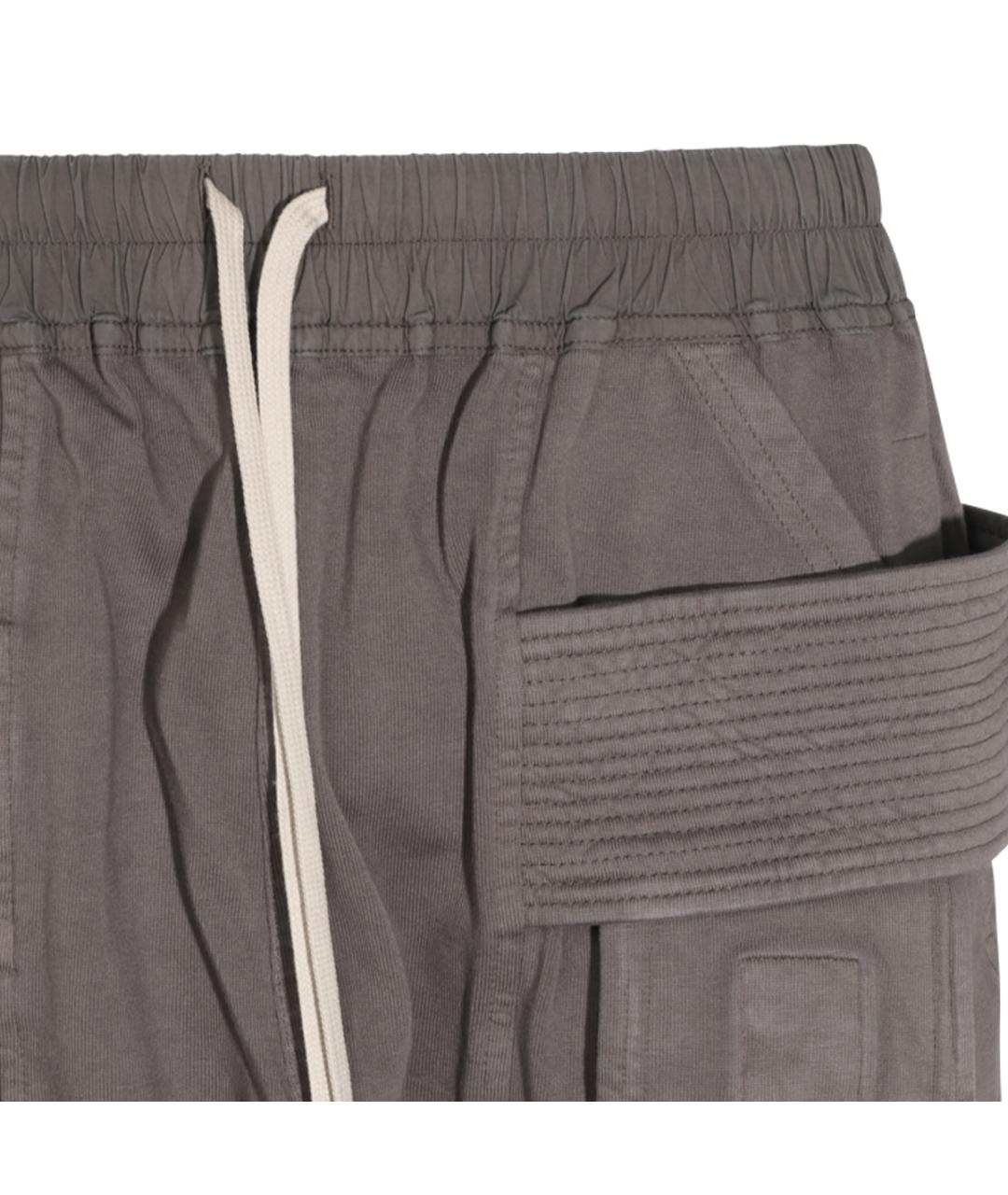 RICK OWENS DRKSHDW Мульти хлопковые повседневные брюки, фото 3