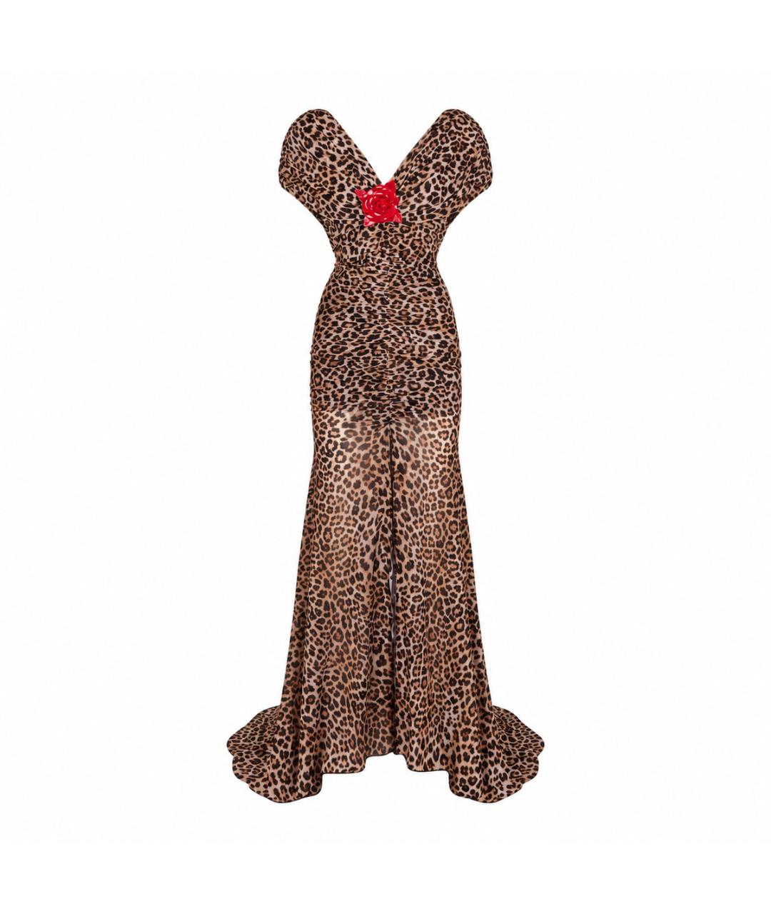 BLUMARINE Мульти полиэстеровое коктейльное платье, фото 1
