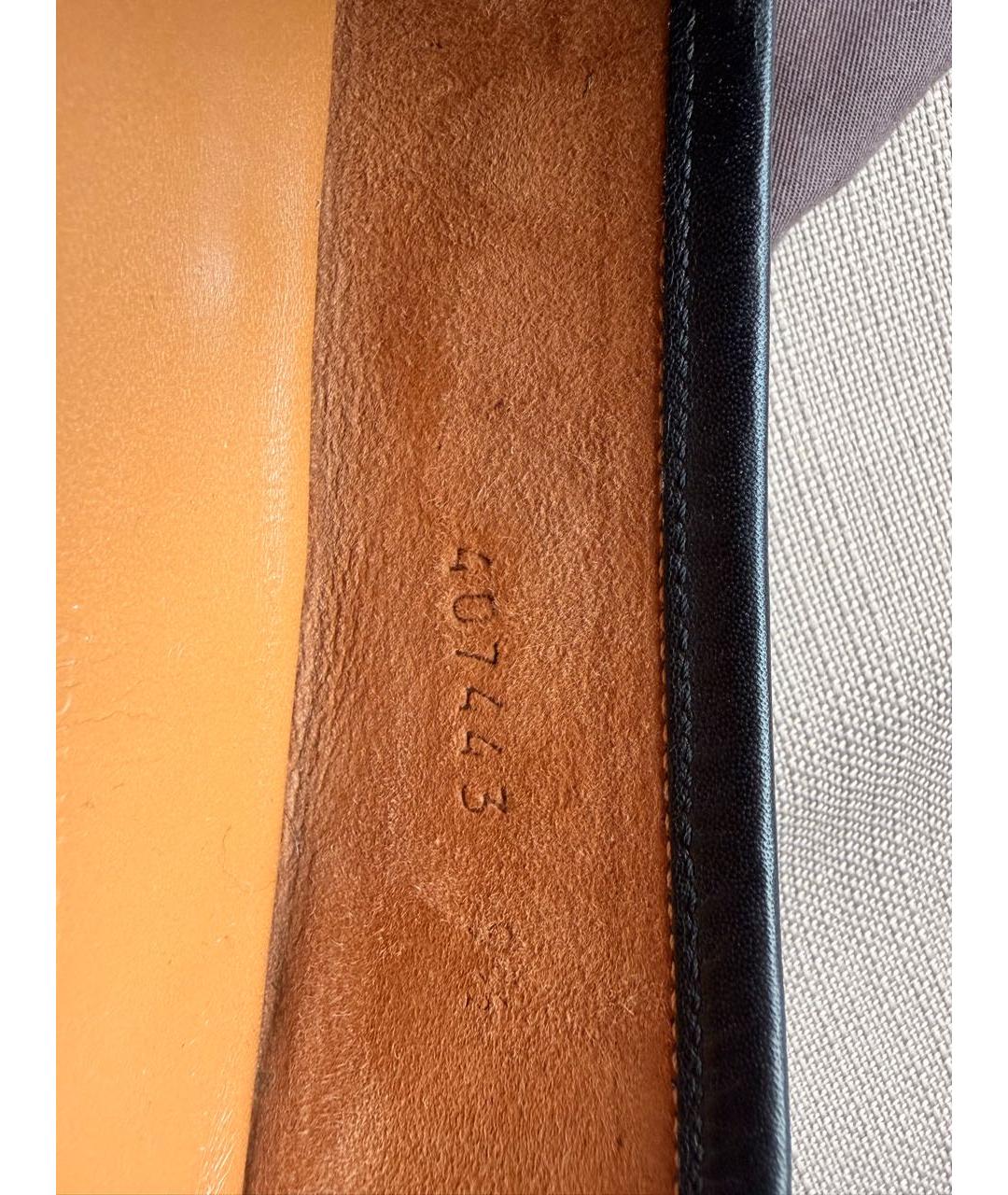 GUCCI Черные кожаные лоферы, фото 5