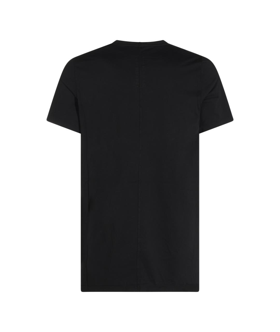 RICK OWENS DRKSHDW Черная хлопковая футболка, фото 2