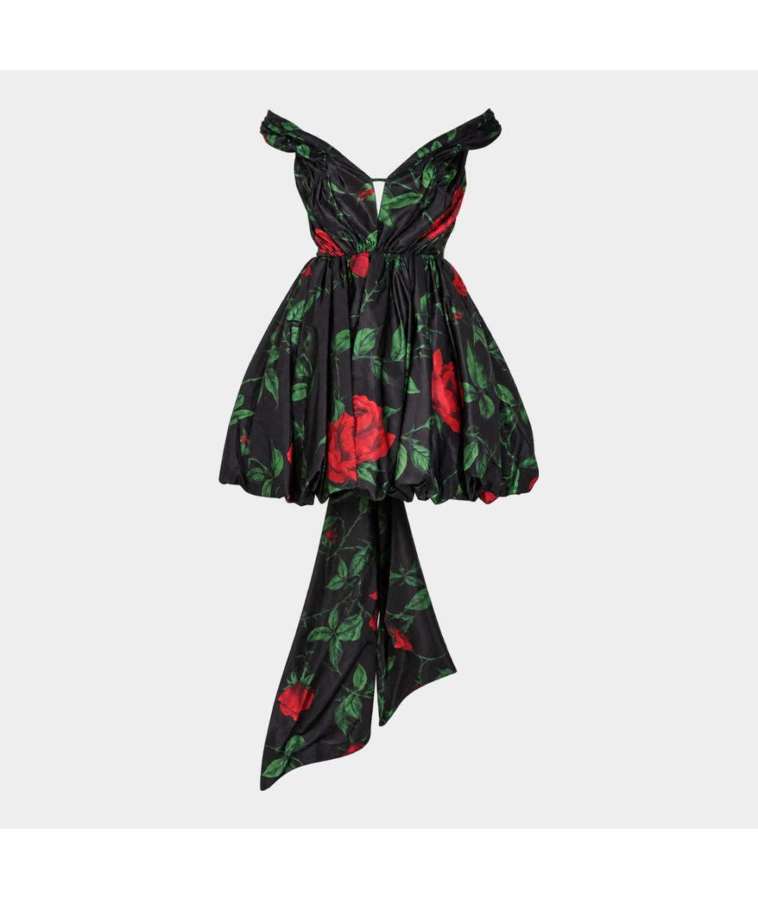 BLUMARINE Черное полиэстеровое вечернее платье, фото 9